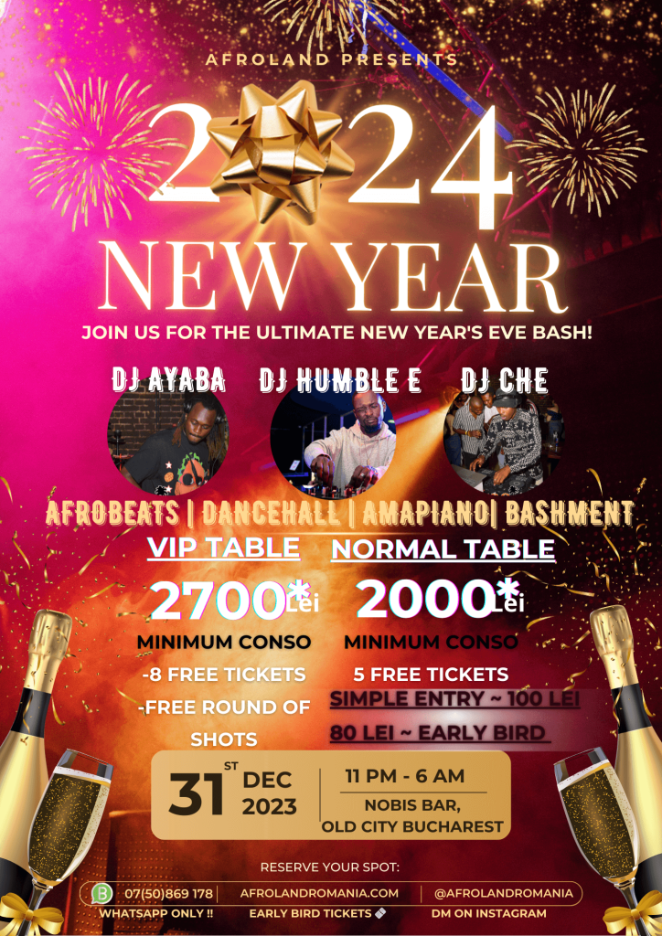 NEW YEARS EVE 2024 Afroland